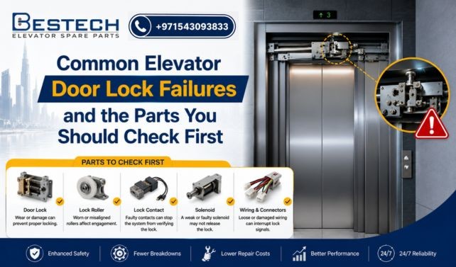 Elevator door lock failures