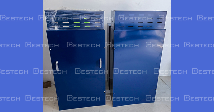 Empty Control Cabinet - Blue